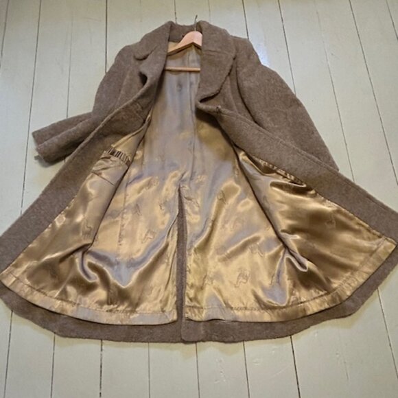 Vintage Alpaca Double Breasted Coat 1970ish - Picture 4 of 11